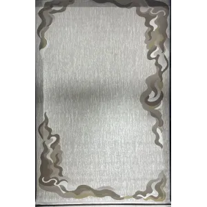 سجاد تركي المصممين لمسة HC36A كريم بني مقاس 50*80