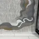 سجاد تركي المصممين لمسة HC36A كريم رصاصي مقاس 400*500