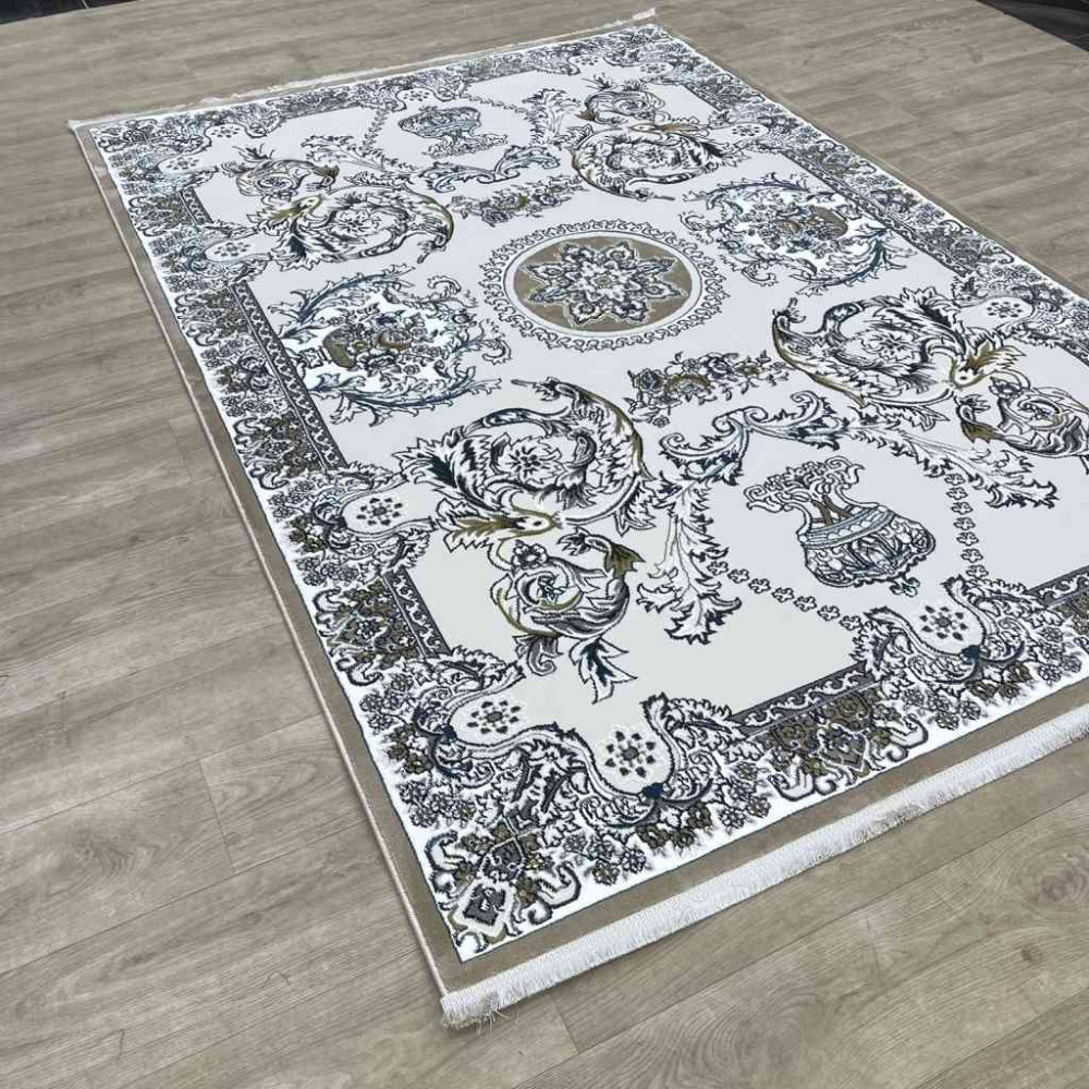 سجاد تركي مارسيليا NJ93A لون بيج بيج مقاس 100*200