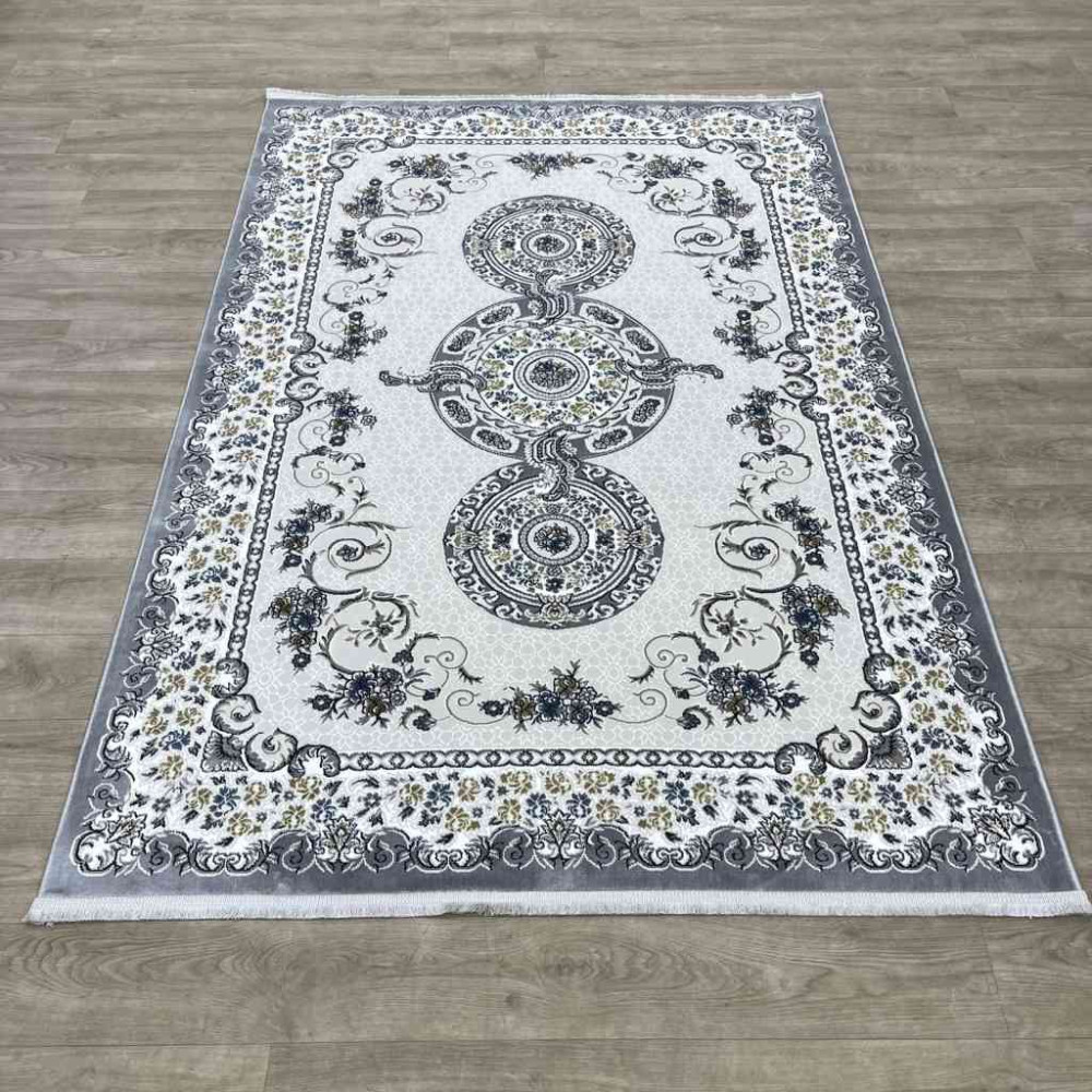 سجاد تركي مارسيليا NJ90A لون رصاصي مقاس 100*200