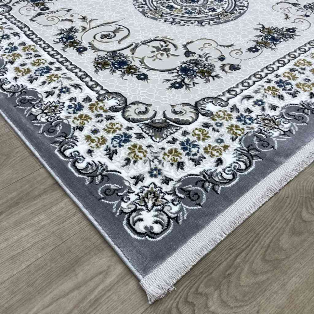 سجاد تركي مارسيليا NJ90A لون رصاصي مقاس 100*200