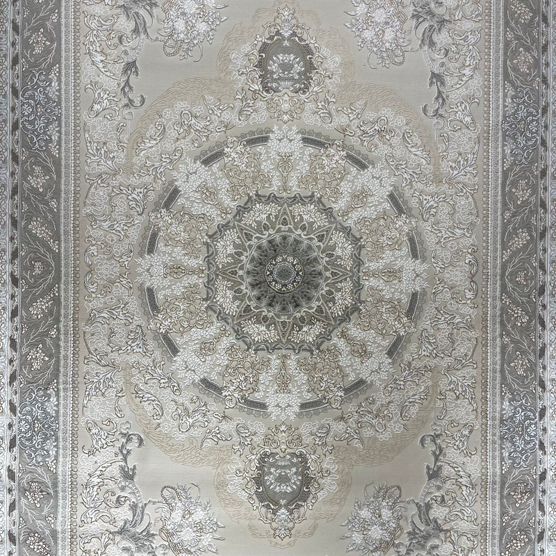 سجاد ميرال تركي كلاسيك EO06A كريم رصاصي فاتح مقاس 150*230