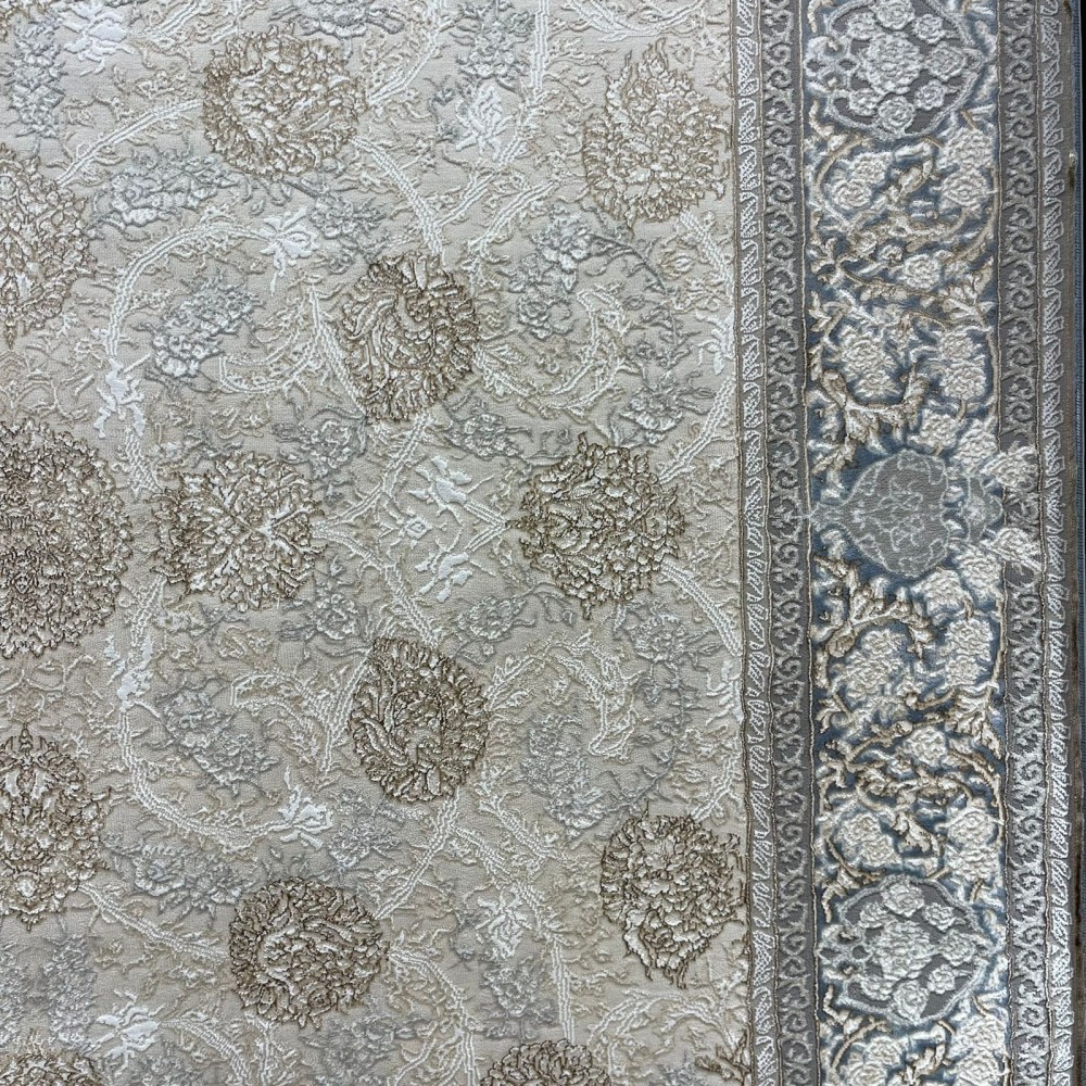 سجاد ميرال تركي كلاسيك EO15A كريم سماوي مقاس 400*800