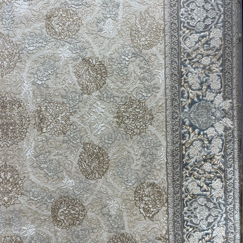 سجاد ميرال تركي كلاسيك EO15A كريم سماوي مقاس 500*600