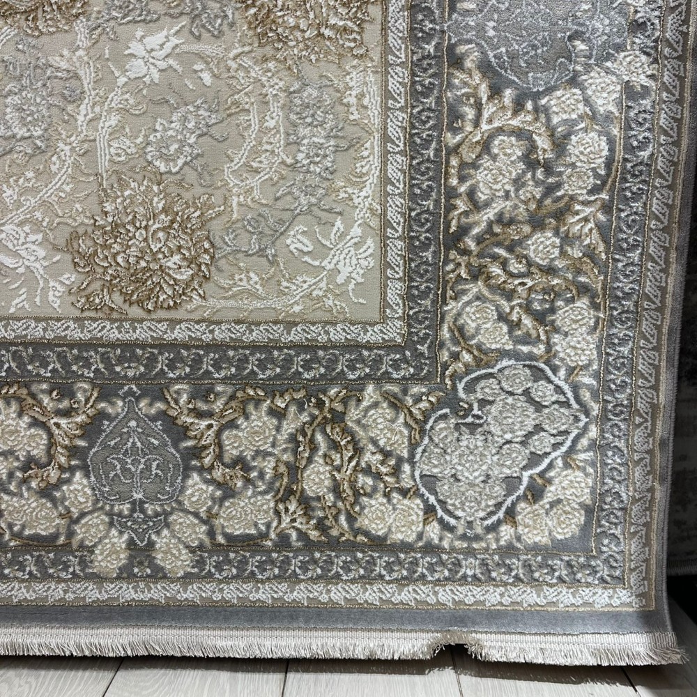 سجاد ميرال تركي كلاسيك EO15A كريم رصاصي غامق مقاس 150*230 سجاد ميرال تركي كلاسيك EO15A كريم رصاصي غامق مقاس 150*230