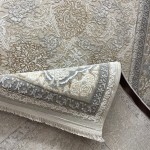 سجاد ميرال تركي كلاسيك EO15A كريم رصاصي فاتح مقاس 150*230