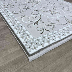 سجاد تركي نرمين نقش فرنسي AM77A كريم بيج مقاس 100*200 سجاد تركي نرمين نقش فرنسي AM77A كريم بيج مقاس 100*200