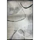 سجاد اوبرا تركي HD24A ابيض رصاصي غامق مقاس 100*200