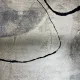 سجاد اوبرا تركي HD24A ابيض رصاصي غامق مقاس 100*200