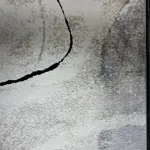 سجاد اوبرا تركي HD24A ابيض رصاصي غامق مقاس 50*80 - سجاد مودرن