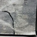 سجاد اوبرا تركي HD24A ابيض رصاصي غامق مقاس 50*80 - سجاد مودرن