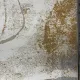 سجاد اوبرا تركي HD24A ابيض ذهبي مقاس 50*80 - سجاد مودرن