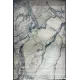 سجاد اوبرا تركي HD33A ابيض سماوي مقاس 100*300 - سجاد مودرن