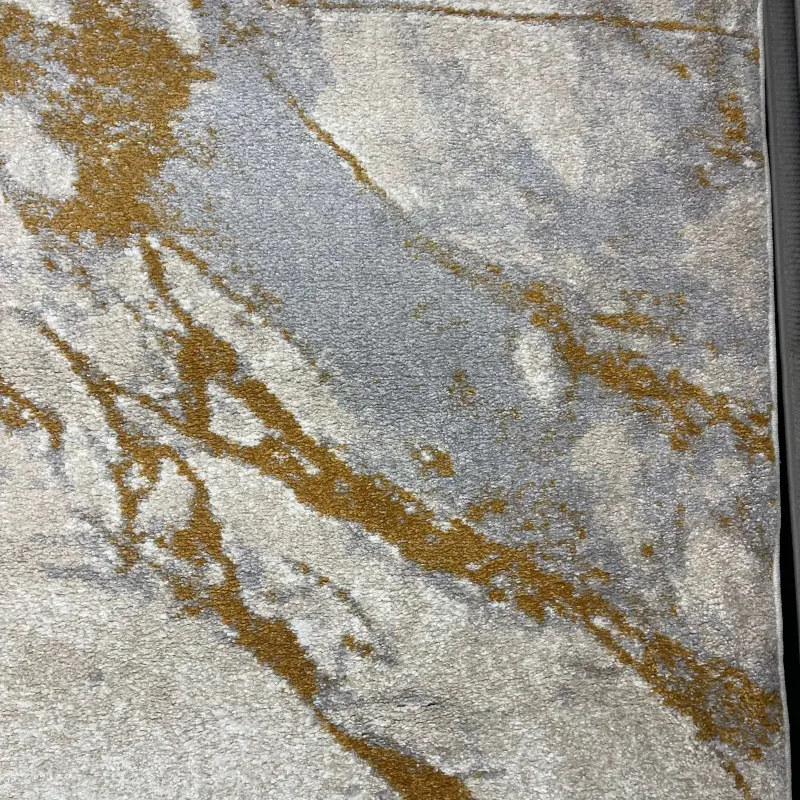 سجاد اوبرا تركي HD33A ابيض ذهبي مقاس 300*400