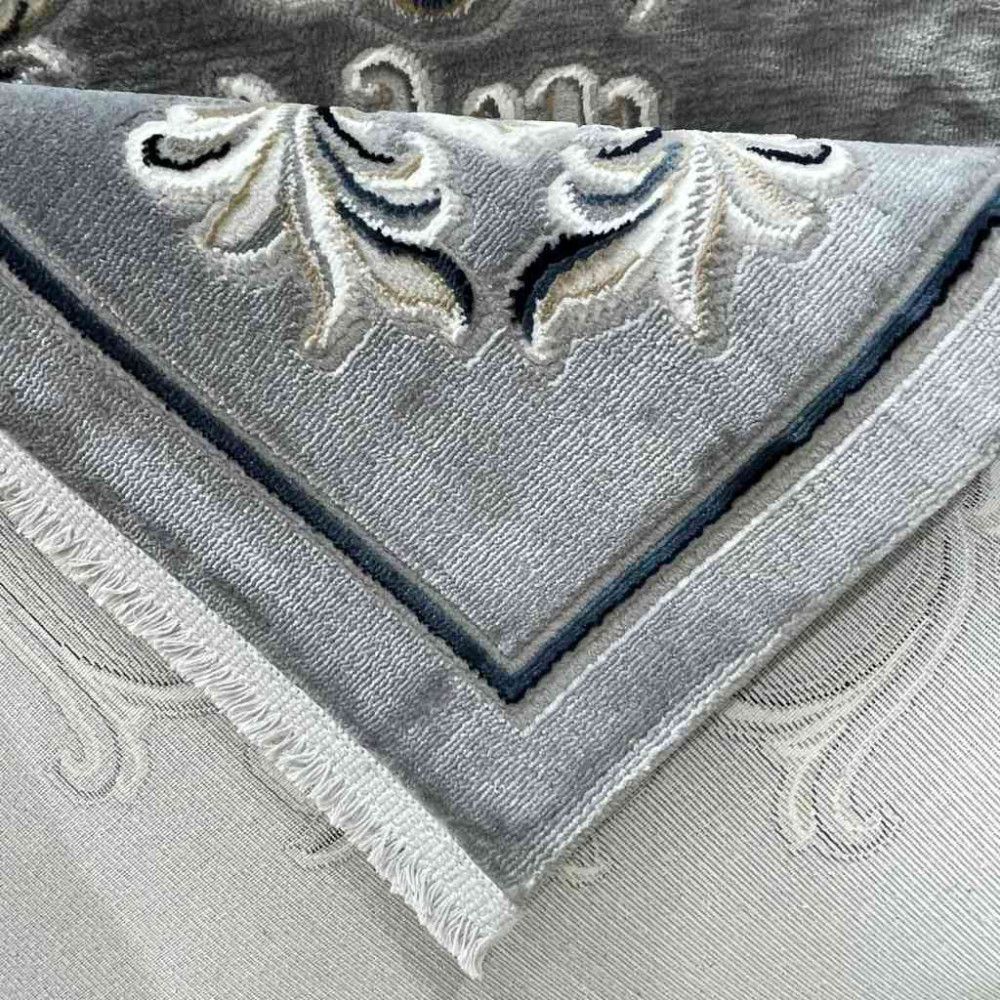 سجاد تركي باريس 32126A رصاصي مقاس 400*500