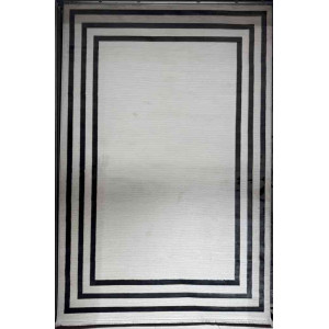 سجاد تركي برواز مودرن 42 ابيض اسود مقاس 300*400