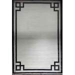 سجاد تركي برواز مودرن 43 ابيض اسود مقاس 250*350