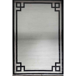 سجاد تركي برواز مودرن 43 ابيض اسود مقاس 50*80