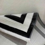 سجاد تركي برواز مودرن 43 ابيض اسود مقاس 250*350