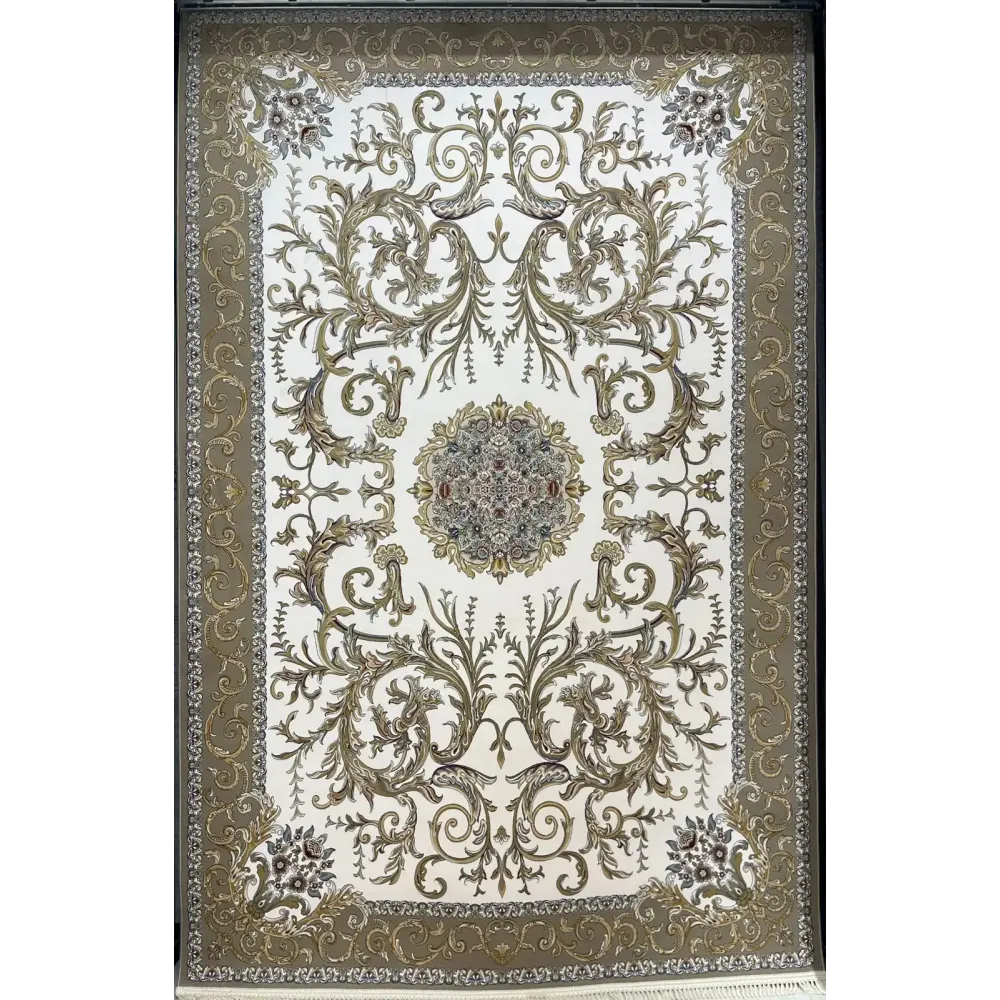 سجاد ايراني سيلا 100164 بيج مقاس 200*200