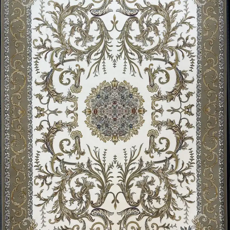 سجاد ايراني سيلا 100164 بيج مقاس 200*200