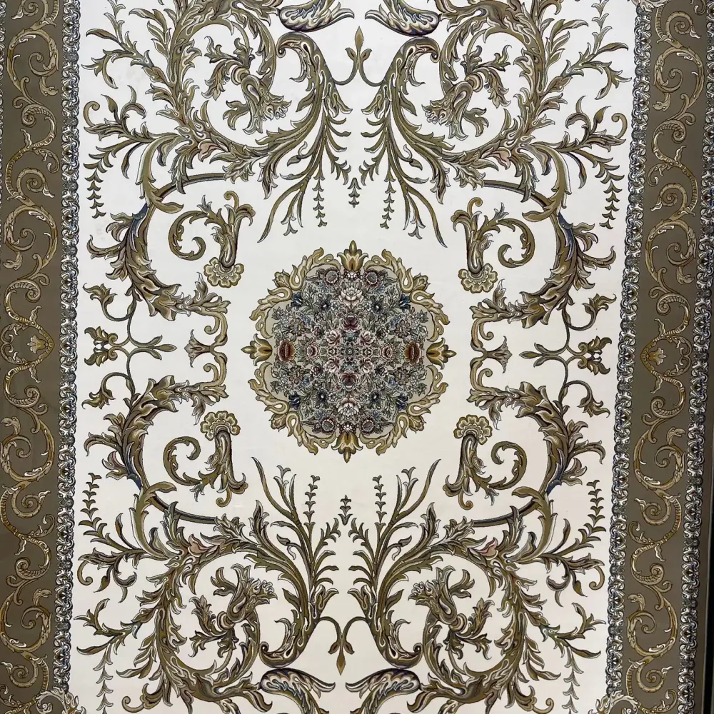 سجاد ايراني سيلا 100164 بيج مقاس 200*200