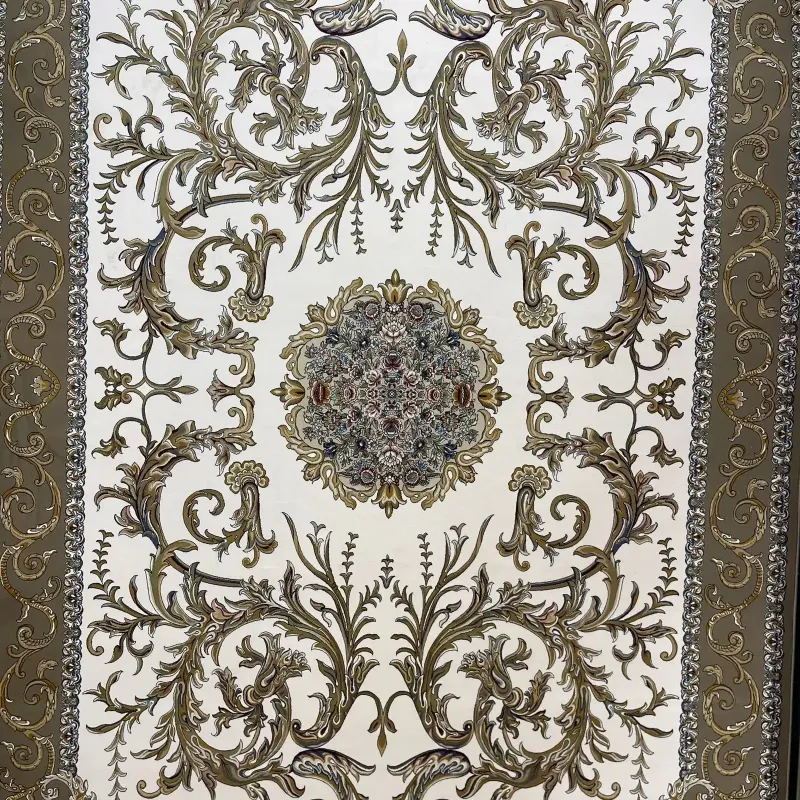 سجاد ايراني سيلا 100164 بيج مقاس 400*700