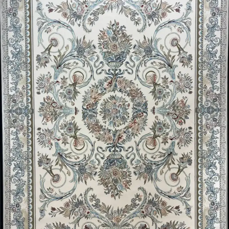 سجاد ايراني سيلا 100166 كريم مقاس 200*200