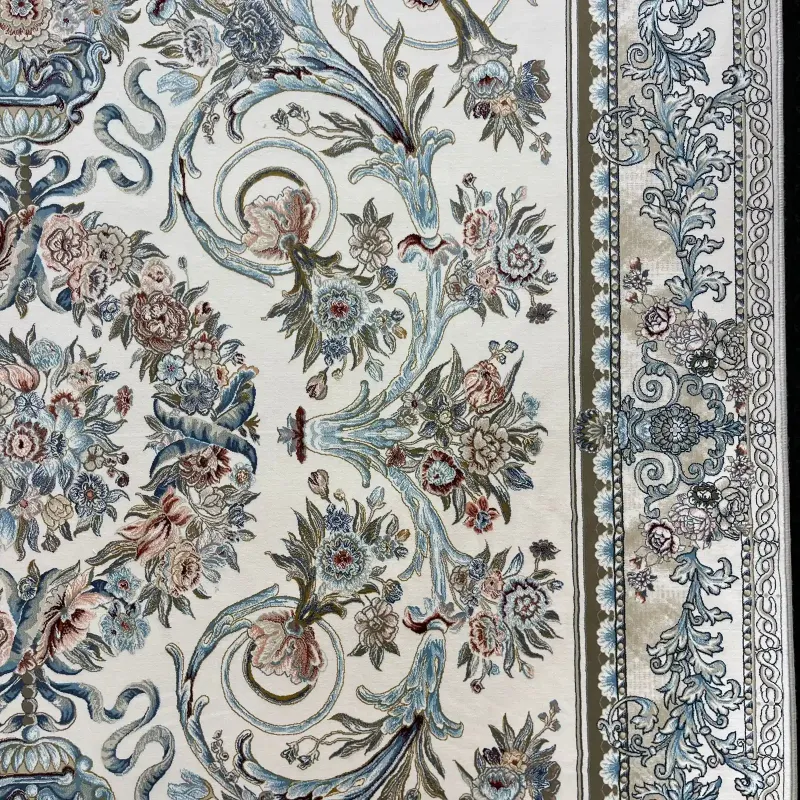 سجاد ايراني سيلا 100166 كريم مقاس 200*200