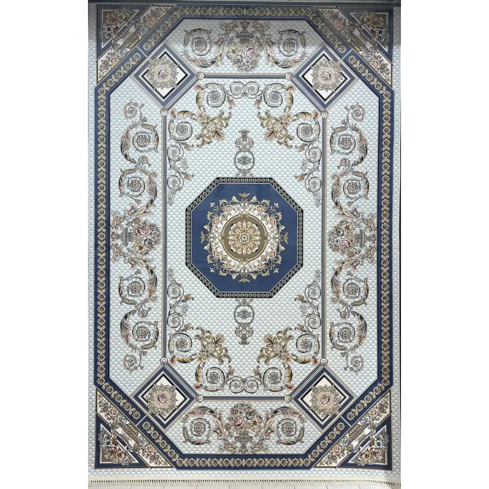 سجاد ايراني سيلا 100124 بيج فاتح مقاس 200*200