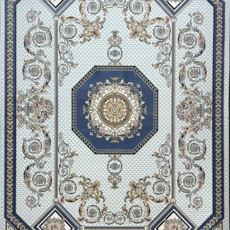 سجاد ايراني سيلا 100124 بيج فاتح مقاس 200*200