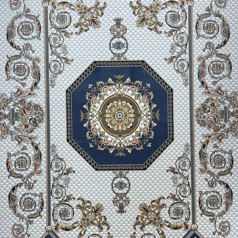 سجاد ايراني سيلا 100124 بيج فاتح مقاس 300*500