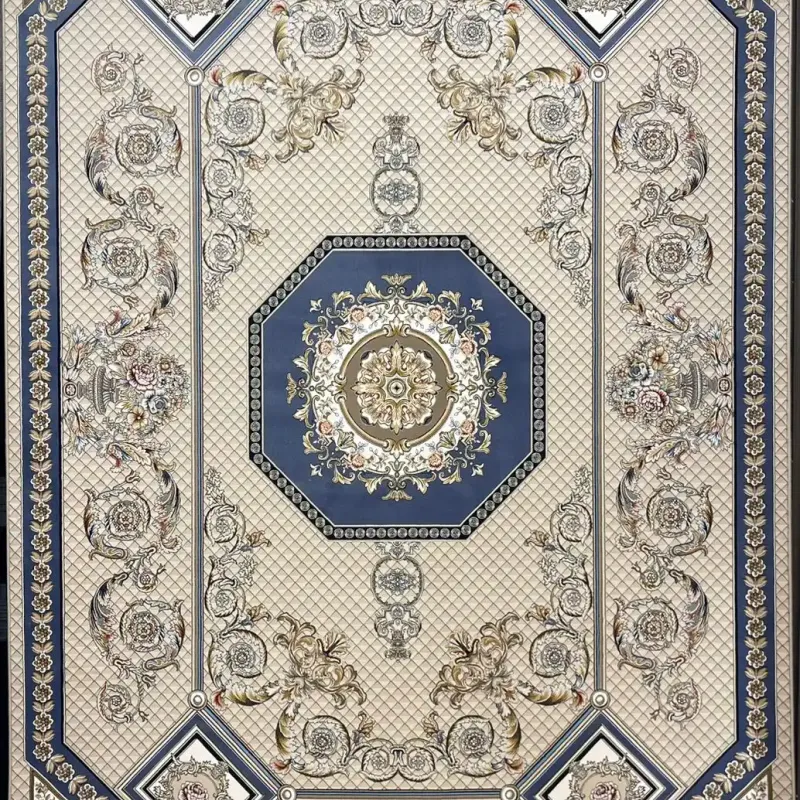 سجاد ايراني سيلا 100120 بيج فاتح مقاس 300*400