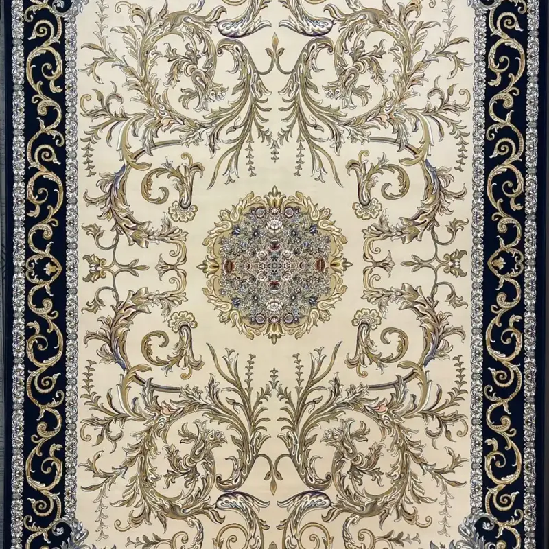 سجاد ايراني سيلا 100159 كحلي مقاس 200*200