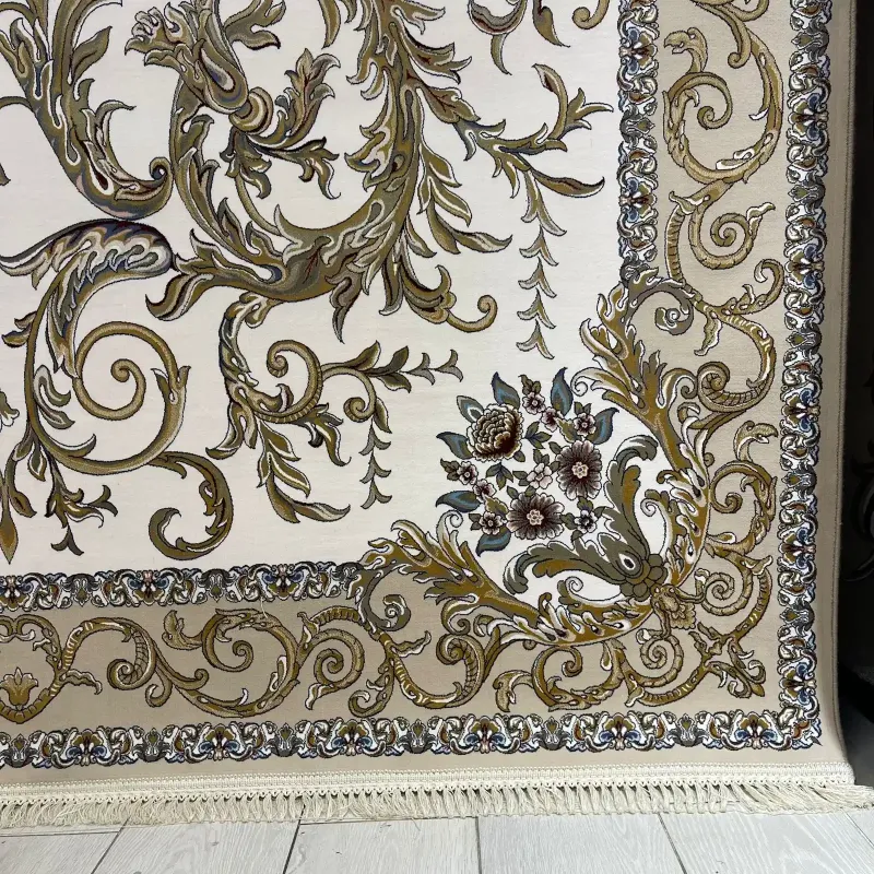 سجاد ايراني سيلا 100161 كريم مقاس 400*800