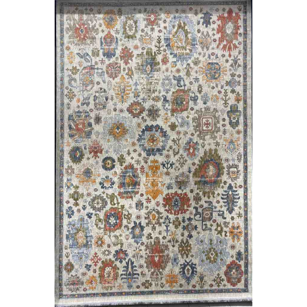 سجاد بوهيمي تركي تكنو KO35A بيج مولتي مقاس 250*350