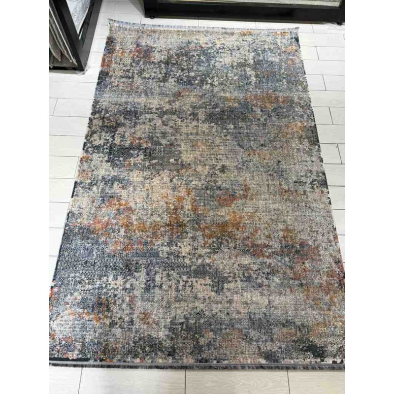 سجاد بوهيمي تركي تكنو KO41A بيج مولتي مقاس 100*300