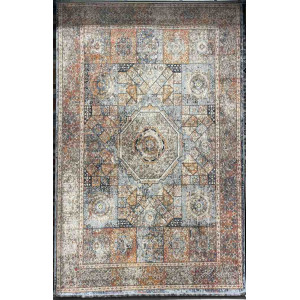 سجاد بوهيمي تركي تكنو KO63B بيج مولتي مقاس 400*500