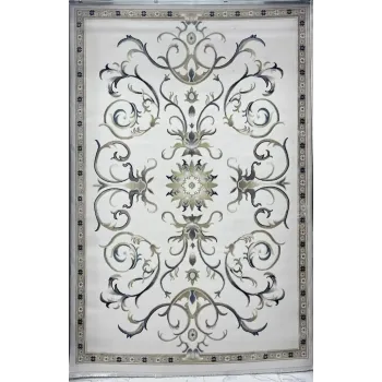 سجاد تركي بوسان نقش فرنسي القصور 007115 كريم شرينك مقاس 50*80