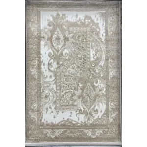 سجاد نيو بوهيمي تركي كاشان ثري دي 8339B كريم مقاس 300*400