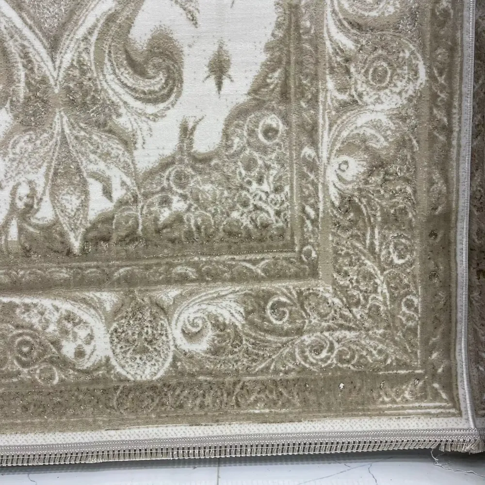 سجاد نيو بوهيمي تركي كاشان ثري دي 8339B كريم مقاس 300*400 سجاد نيو بوهيمي تركي كاشان ثري دي 8339B كريم مقاس 300*400