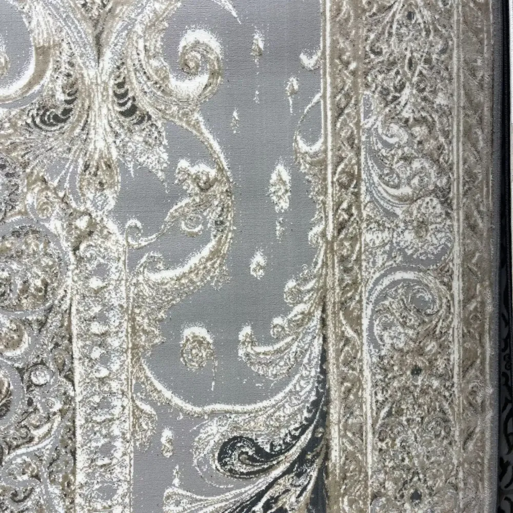 سجاد نيو بوهيمي تركي كاشان ثري دي 8339B رصاصي مقاس 80*150 سجاد نيو بوهيمي تركي كاشان ثري دي 8339B رصاصي مقاس 80*150