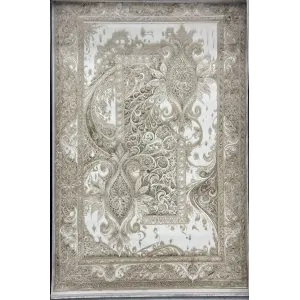 سجاد نيو بوهيمي تركي كاشان ثري دي 8339B فيزون مقاس 300*400