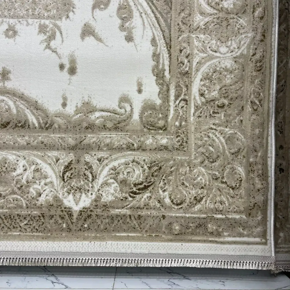 سجاد نيو بوهيمي تركي كاشان ثري دي 8339B فيزون مقاس 300*400