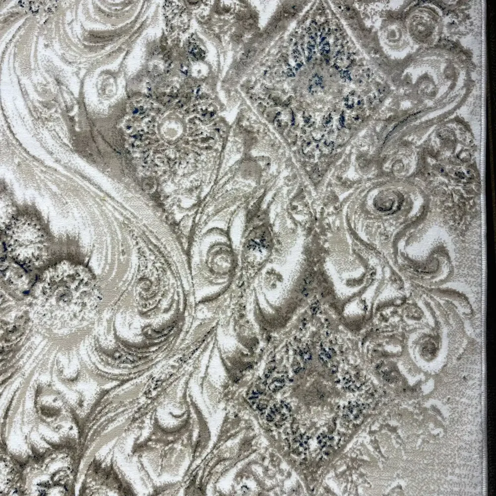 سجاد نيو بوهيمي تركي كاشان ثري دي 8555A سماوي مقاس 300*400 سجاد نيو بوهيمي تركي كاشان ثري دي 8555A سماوي مقاس 300*400