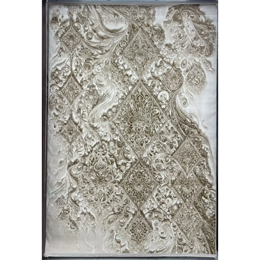 سجاد نيو بوهيمي تركي كاشان ثري دي 8555A كريم مقاس 80*150 سجاد نيو بوهيمي تركي كاشان ثري دي 8555A كريم مقاس 80*150