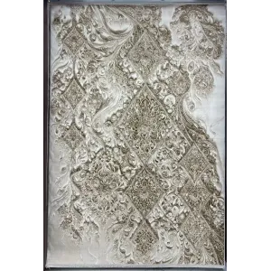 سجاد نيو بوهيمي تركي كاشان ثري دي 8555A كريم مقاس 80*150