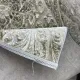 سجاد نيو بوهيمي تركي كاشان ثري دي 8555A رصاصي مقاس 300*400