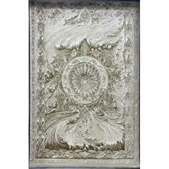 سجاد نيو بوهيمي تركي كاشان ثري دي 8556A بيج مقاس 300*400
