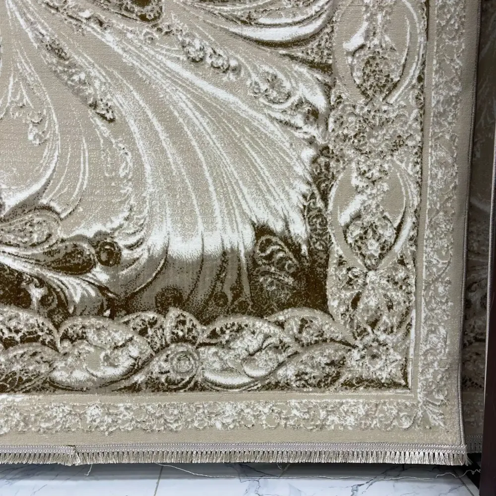 سجاد نيو بوهيمي تركي كاشان ثري دي 8556A بيج مقاس 300*400 سجاد نيو بوهيمي تركي كاشان ثري دي 8556A بيج مقاس 300*400